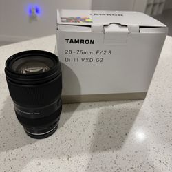Tamron 28-75mm Lens Sony