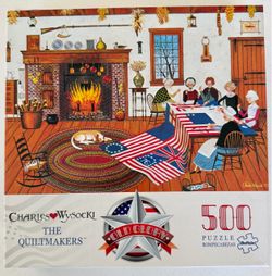 Buffalo Charles Wysocki The Quiltmakers 500 Piece Puzzle