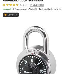 Master lock Black guard