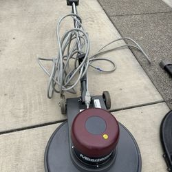 Floor machine side-by-side