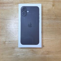 iPhone 16 PLUS, BLACK, 128 GB - SEALED