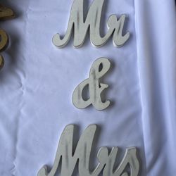 Mr. & Mrs. Wedding Decor 