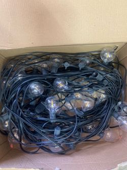Outdoor string lights