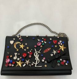 Saint Laurent Kate Embellished Chain Bag