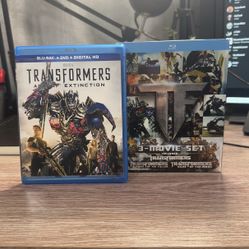 Transformers Trilogy + Age Of Extinction Blu-ray Disc, 2011, 3-Disc Set Paramount Pictures