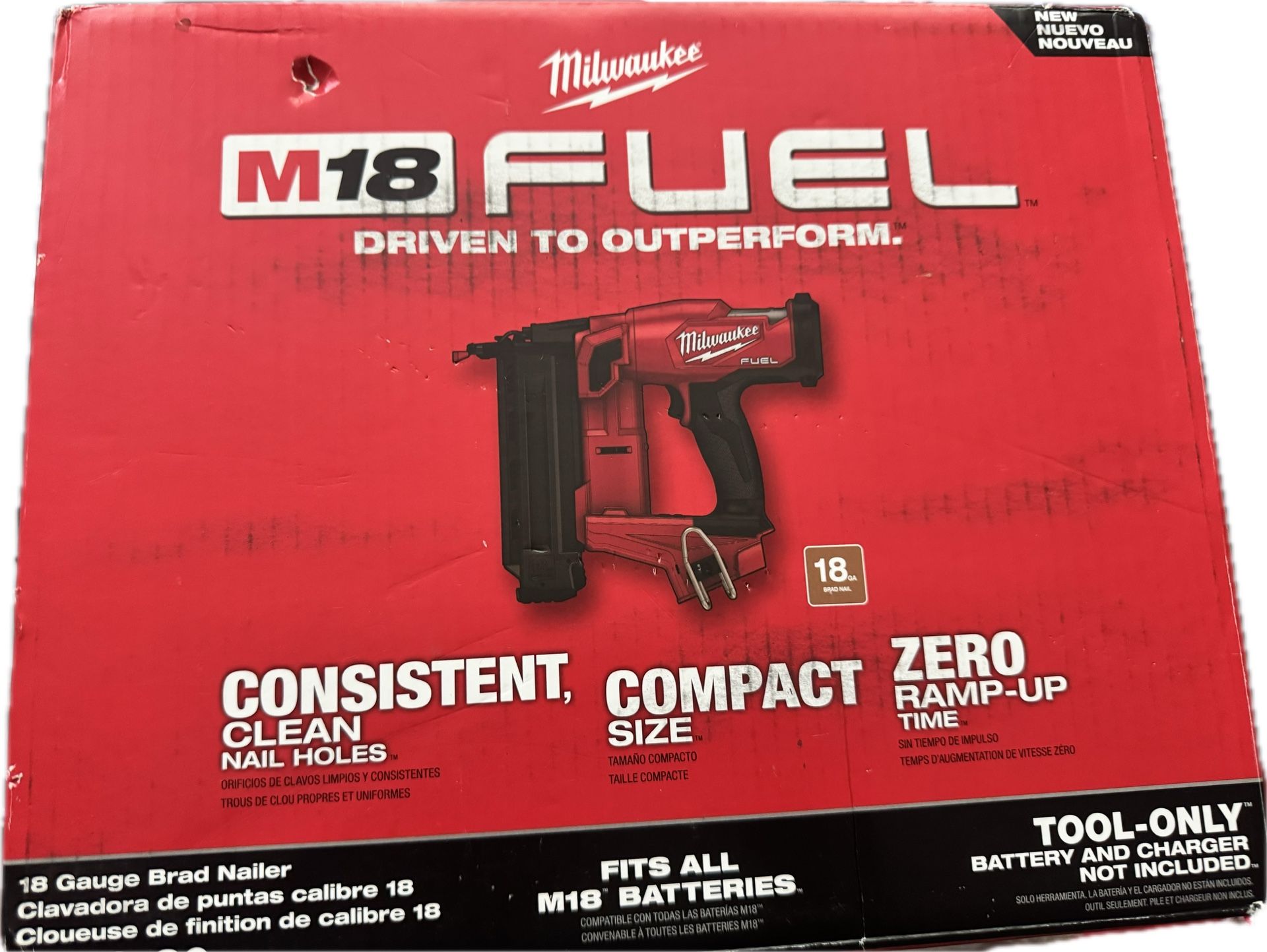 Milwaukee Brad Nailer 18 Gauge