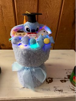 Really cute. Hello Kitty and friends bouquet lights up.