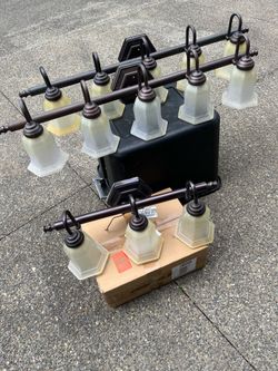 Wired Vanity Lights set