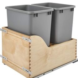 Pull Out Trash Can for 18" Base Cabinet