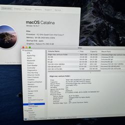 Late. 2017.   Imac 27. Inch. -4.2 Quad Core I7/64Gb Ram /8Gb Video /2 tb Ssd 