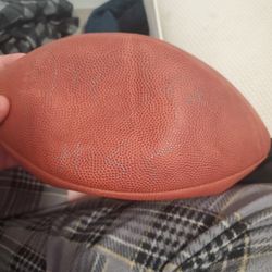 Jr Seau Signed Football