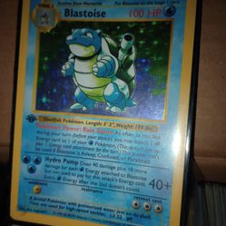 Pokemon 1st First edition Blastoise 2/102 $5k obo