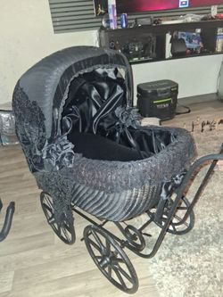 Gothic doll buggy