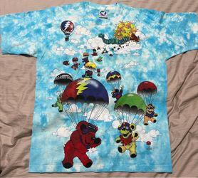 Sz XL Liquid Blue Vintage Grateful Dead Tee $300 SHOE BUNDLE TRADES ONLY