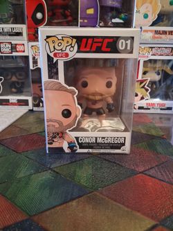Funko Pop! UFC vinyl figure features Conor McGregor