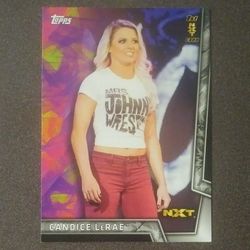 2018 Topps NXT Candice LeRae #35 Superstar WWE Women's Division Card Wrestle World Wrestling Sports Collectible Trading Pro Professional