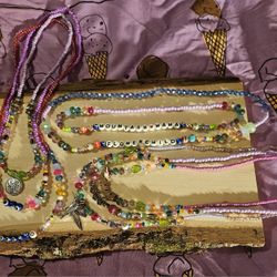 Gorgeous Unique Handmade Beaded and Charmed Necklaces