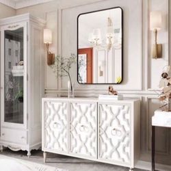 Black Bathroom Mirror for Wall, 20x28 Inch Metal Framed Rounded Rectangle Mirror, Wall-Mounted Bathroom Vanity Mirror for Over Sink, Matte Black Wall 