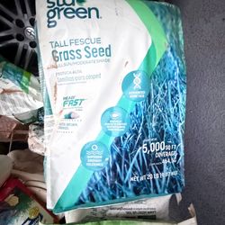 Sealed 20 lb Grass Seed – $20 Each
