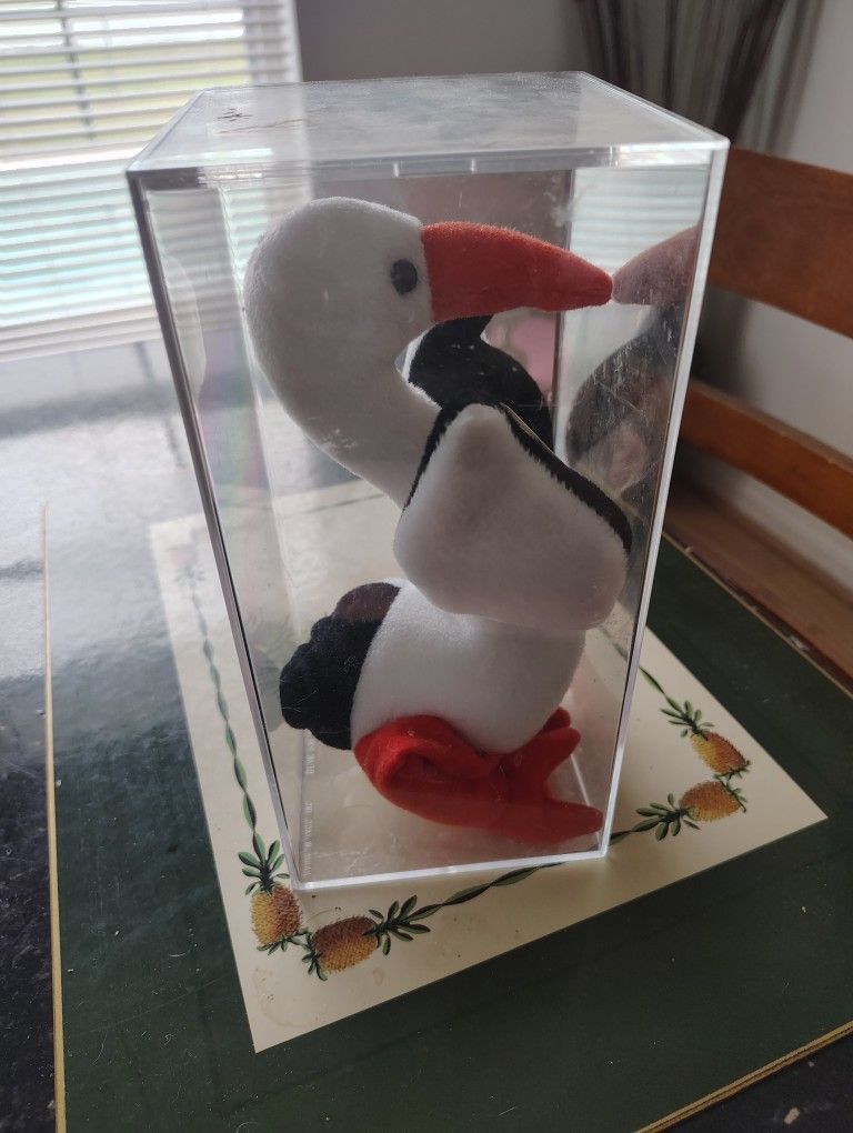 Stilts The Stork Beanie Baby With Errors (RARE)