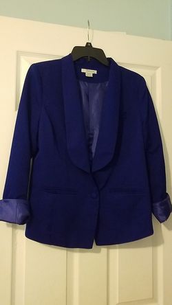 Royal blue blazer large