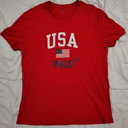 Polo Ralph Lauren USA T Shirt Size XL 