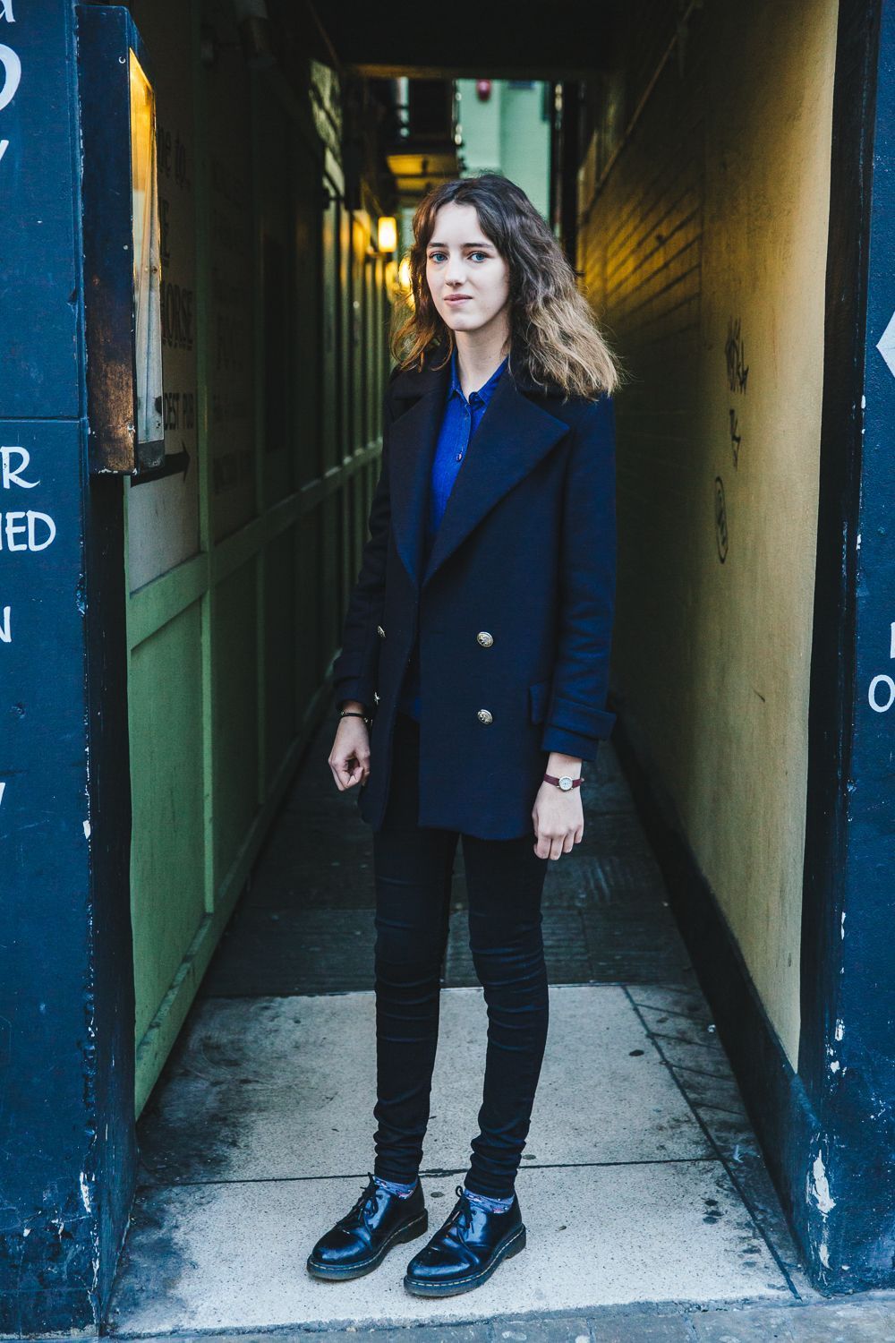 Martens 1461 Made in England Black Leather Oxford Women's UK