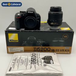 Nikon D5200 DSLR Camera With 18-55mm Lens