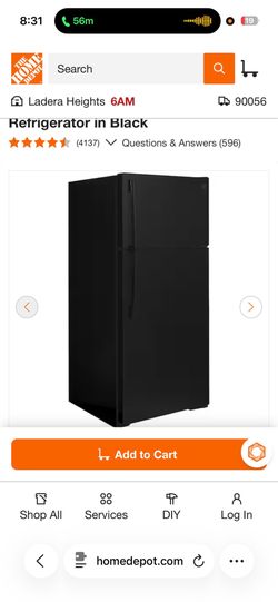 GE - 28 in. Wide 16.6 Cu. Ft. Top-Freezer Refrigerator with LED Interior Lighting
