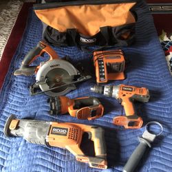 24v Rigid Tool Set with Bag