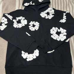 Size L- Black Denim tears Hoodie