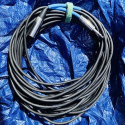 TRS to  XLR 50 Foot Balanced Audio Cable Cord