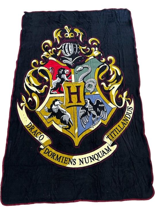 HARRY POTTER 60x90 in. Fleece Plush Blanket - LIGHTLY USED