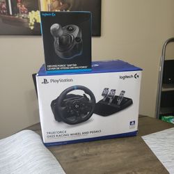 Gaming Racing Wheel And Shifter