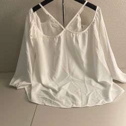 White Off shoulder blouse