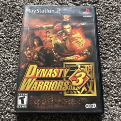 $18 Dynasty Warriors 3 on PlayStation 2 ( PS2)
