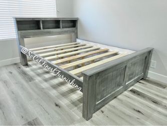 Grey Queen Bed Frame