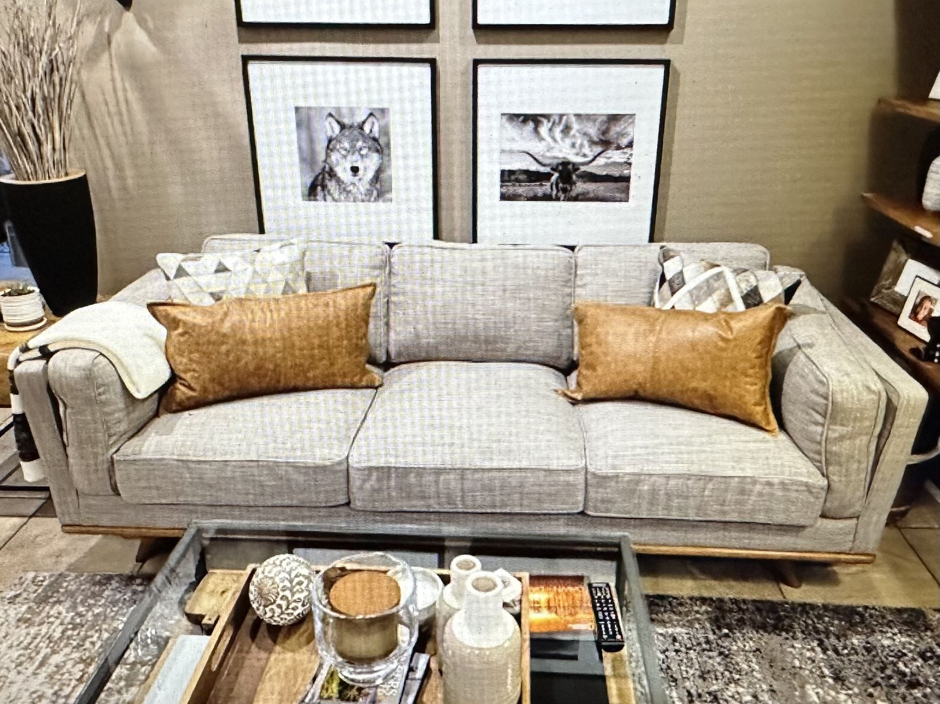 🛋️ Article 90” TIMBER Rain Cloud Gray SOFA - SALE ~30% Off