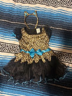 2T Girls Kitty Halloween Costume