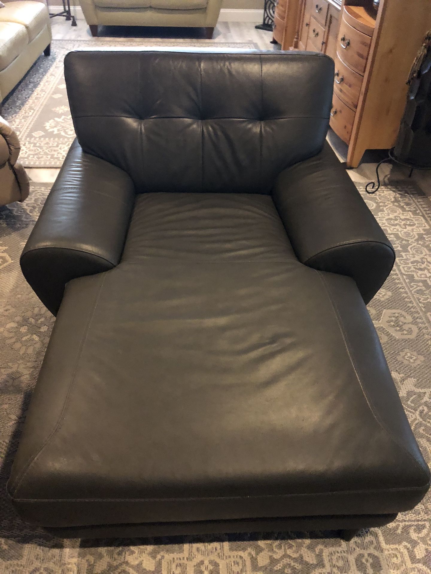 Grey Chaise Chair