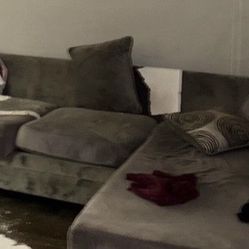 Gray Sectional 