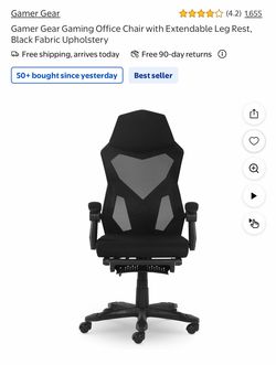 Game Gear Office Chair. Black color