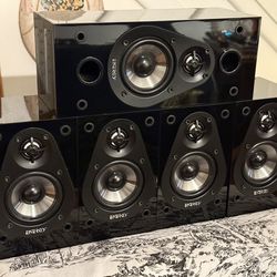 Energy Take 5.1 Classic Five Speaker Surround Set + Articulated Mounts