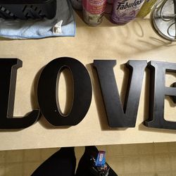Wooden “LOVE” Letters Asking $10 OBO