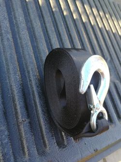 Boat winch tie down