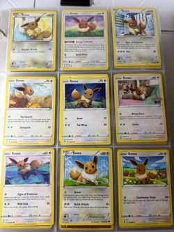 Eevee Pokemon Cards