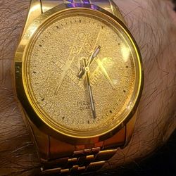 Rare Vintage Pulsar Masonic Watch. 