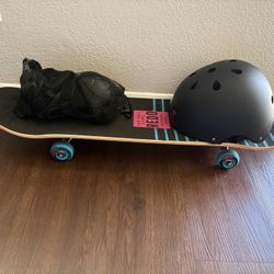 Skate Board & Helmet 