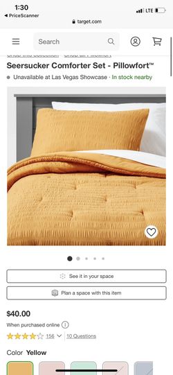 Twin Comforter Set, Seersucker Comforter Set By Pillowfort, Bedding 