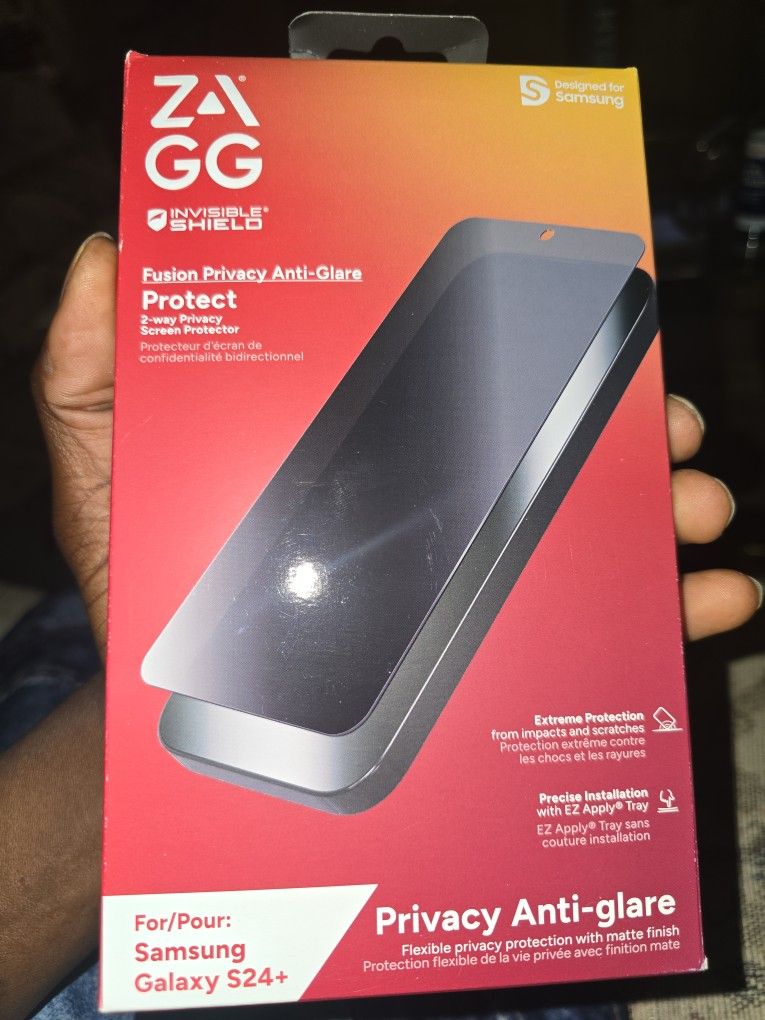 ZAGG PRIVACY SCREEN PROTECTOR SAMSUNG GALAXY 24+